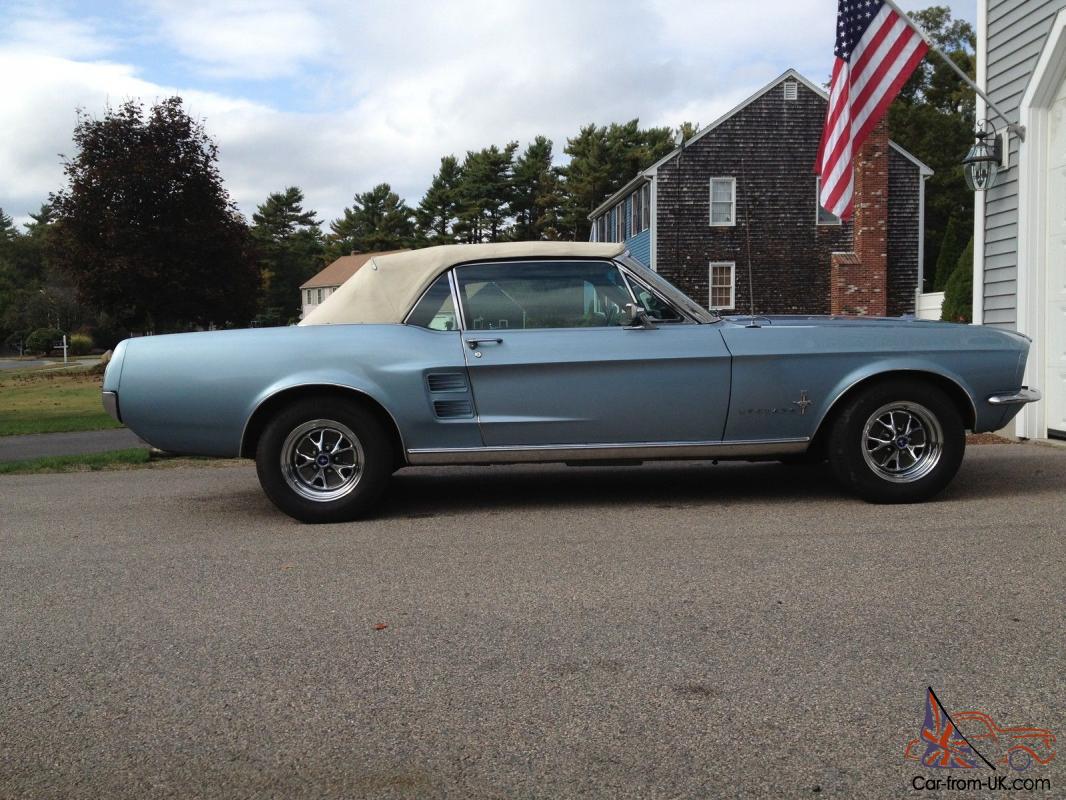 1967 Ford mustang convertible brittany blue #9