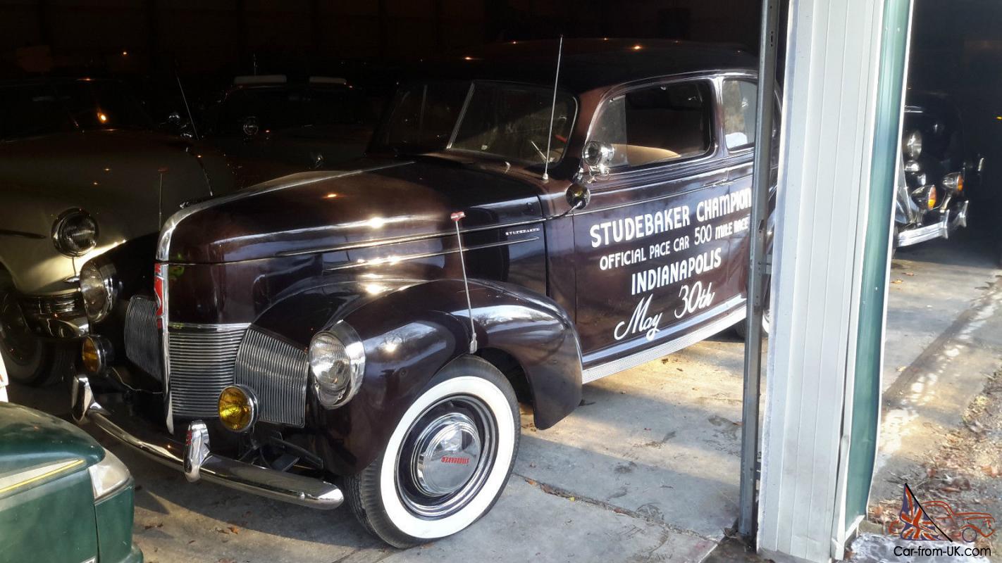 1940 Studebaker Champion Indy 500 Pace Car