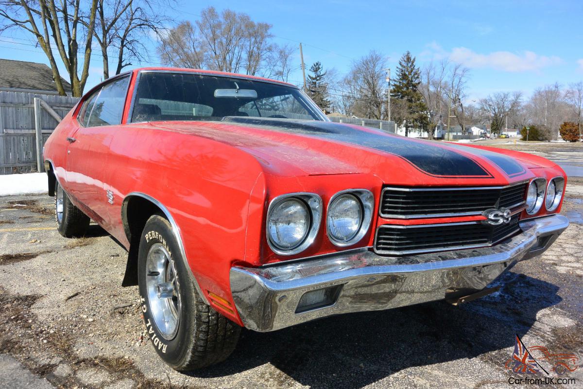 1970 Chevelle Ss 396 Big Block Real Ss Matching Barn Find Factory Bench Seat