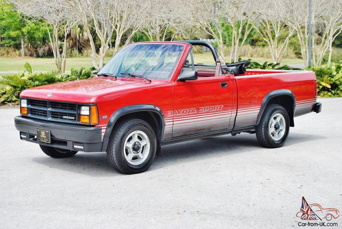 Very rare just 72,833 miles 1989 Dodge Dakota Convertible loaded and