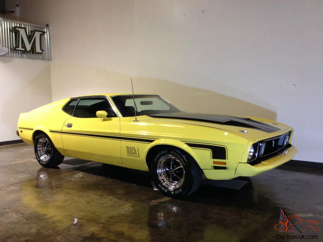 1973 Ford mustang mach 1 q code #7
