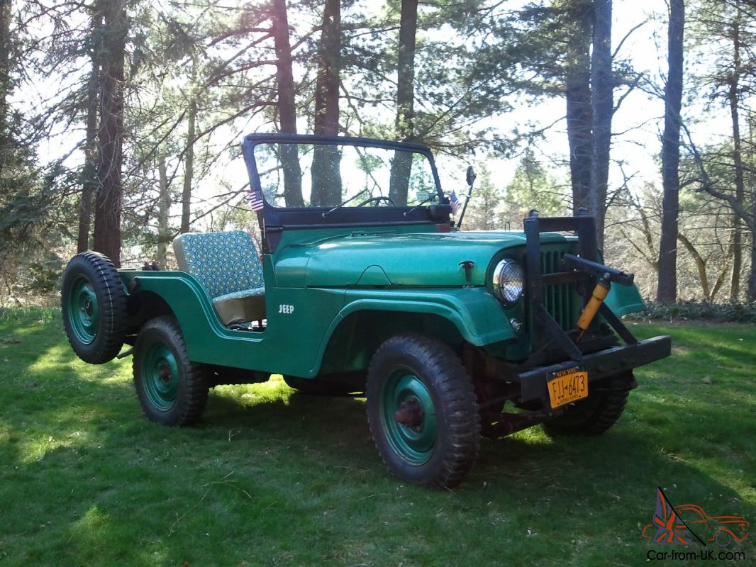 1959 Willys CJ5 Farm Jeep 2nd owner T98 4 speed