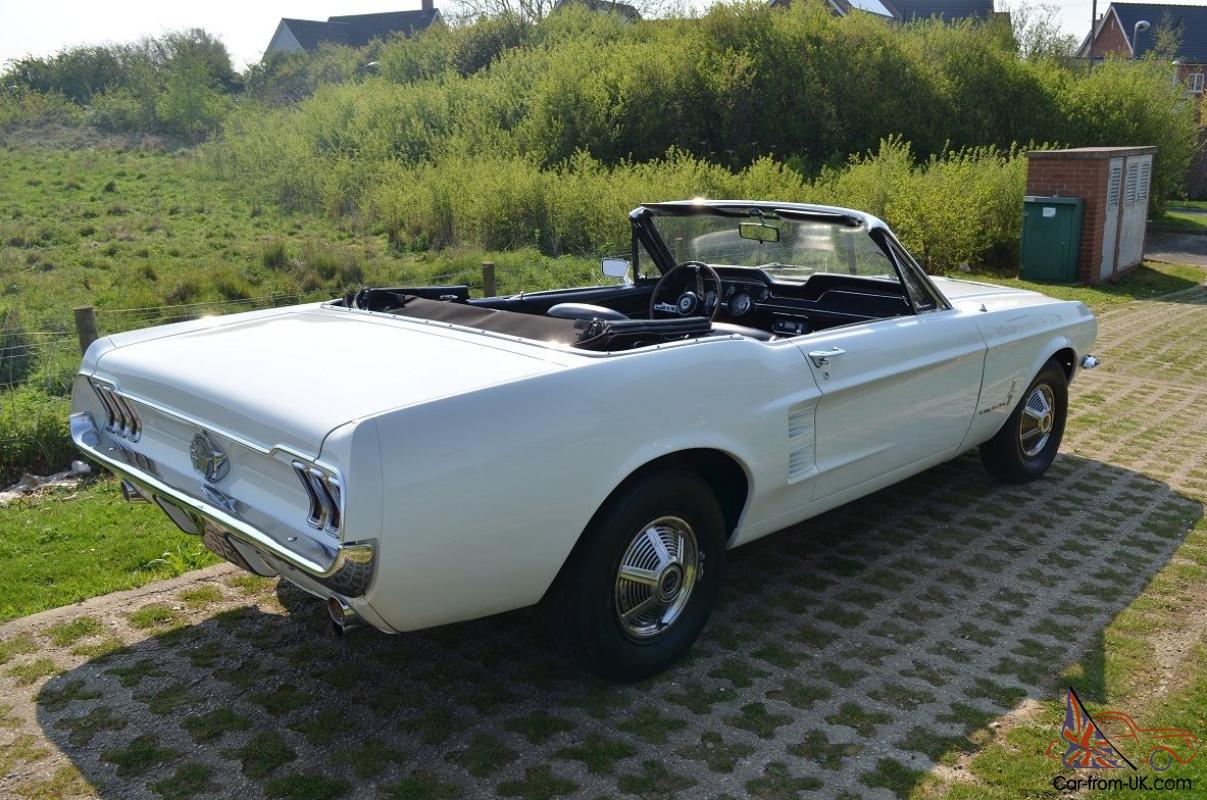 Brand-new ivory two-door ford mustang convertible #8
