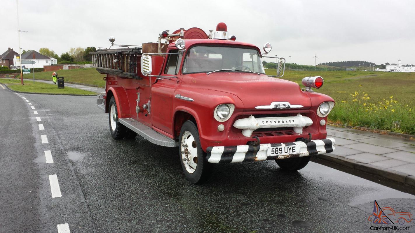 Chevrolet / Chevy American Fire Truck Pickup 1956 classis / Historic / Rare