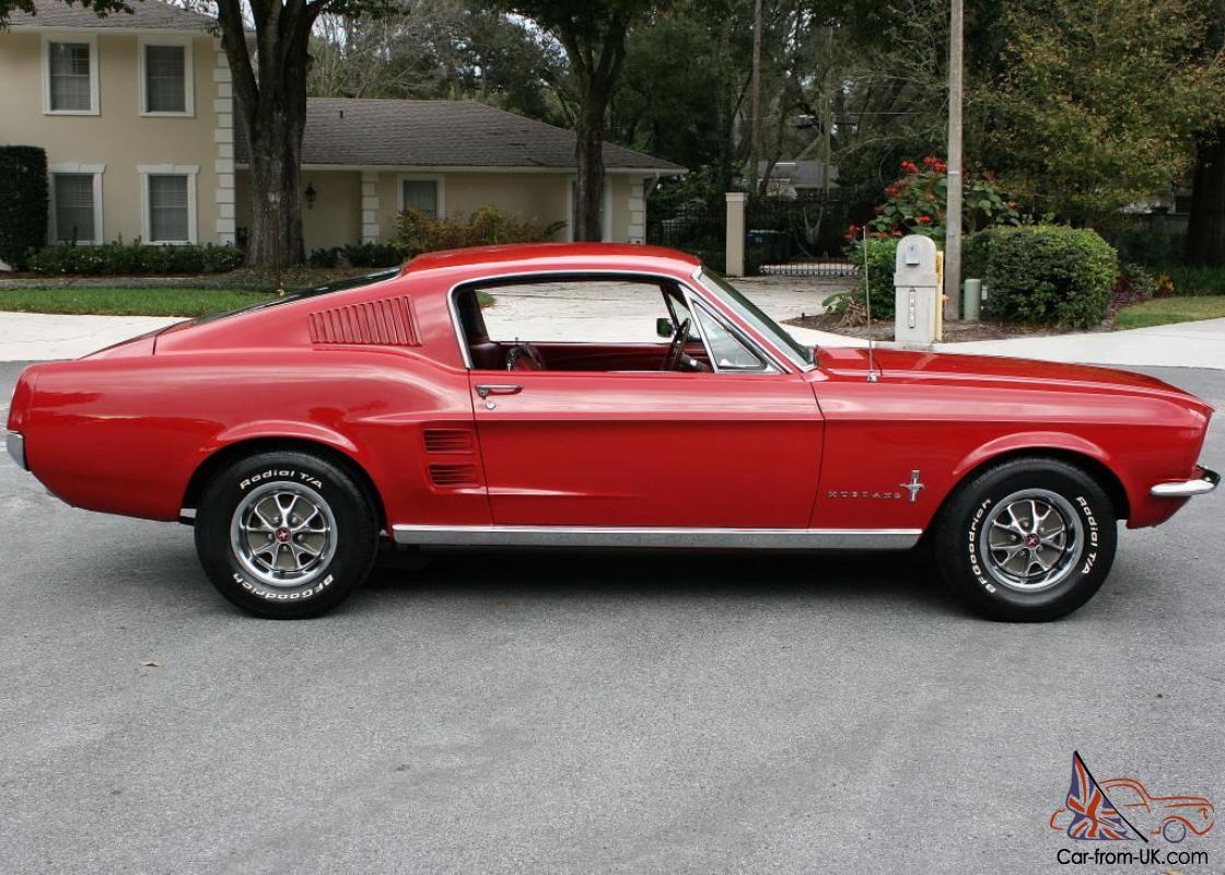 FORD MUSTANG FASTBACK 1967 CLASSIC AMERICAN MUSCLE CAR ...