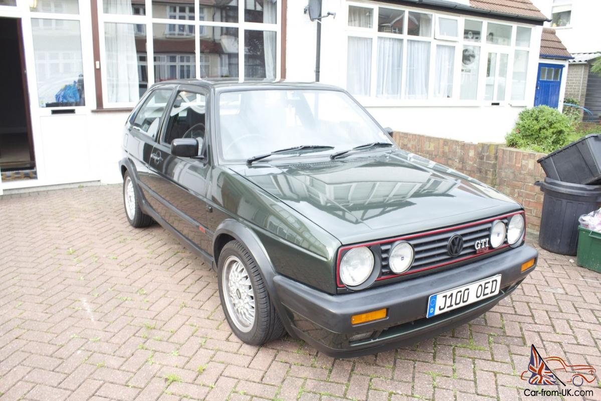 Mk2 Golf Gti 16v 1991 Oak Green 3dr Immaculate Cond 85k Investment Piece