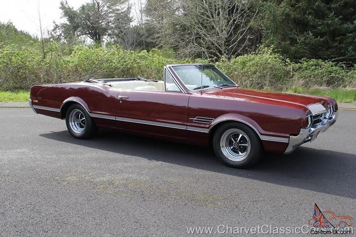 1966 Oldsmobile Cutlass 442 Convertible 4 Speed Gorgeous See Video