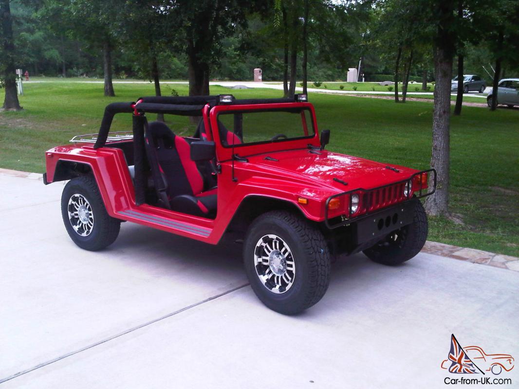 red buggy car