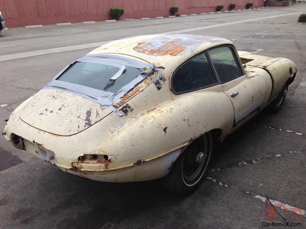1967 Jaguar E Type Coupe Series One 4 2 Liters Complete Car For Restoration