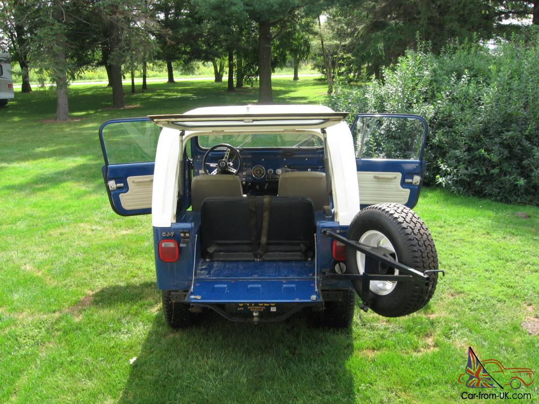 1979 Jeep CJ7, Automatic Transmission with QuadraTrack