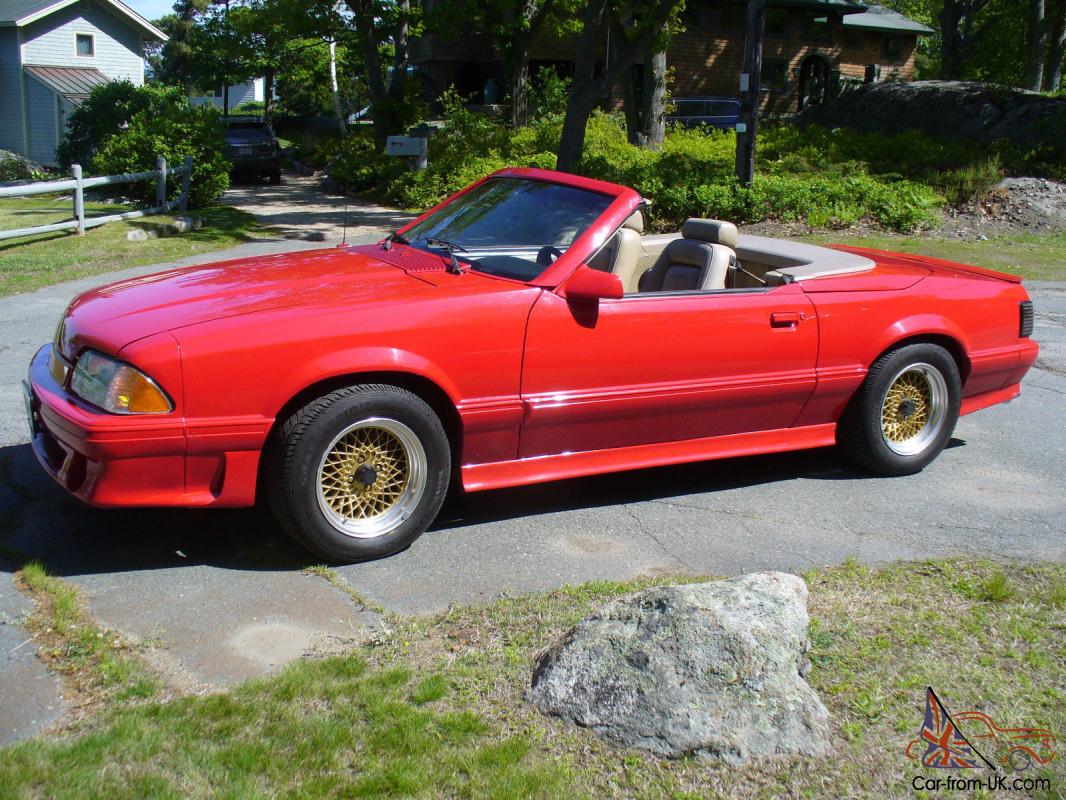 1987 Ford mustang mclaren convertible #2