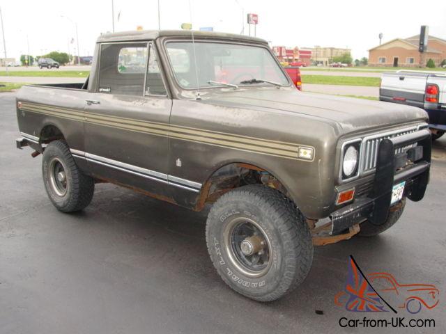 1975 International Scout XLC Hard Top Pickup RARE!!!