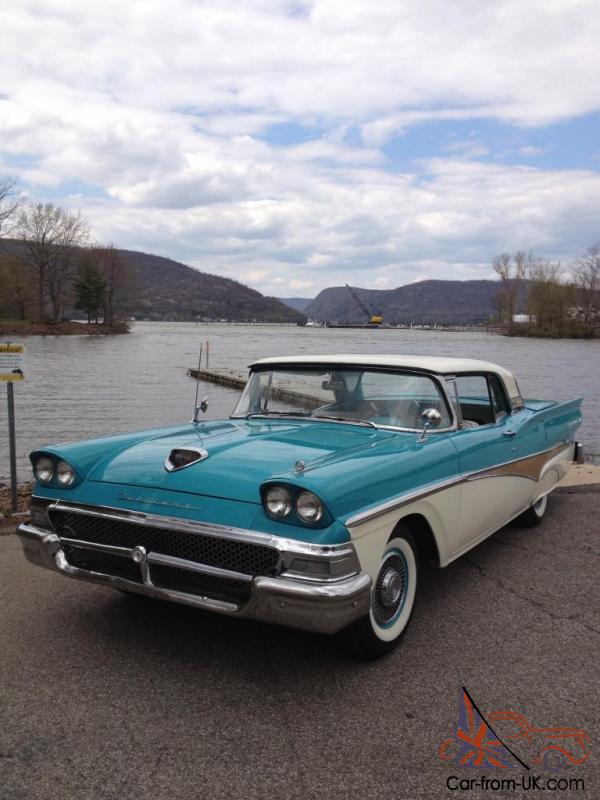 1958 Ford fairlane convertible hardtop #7