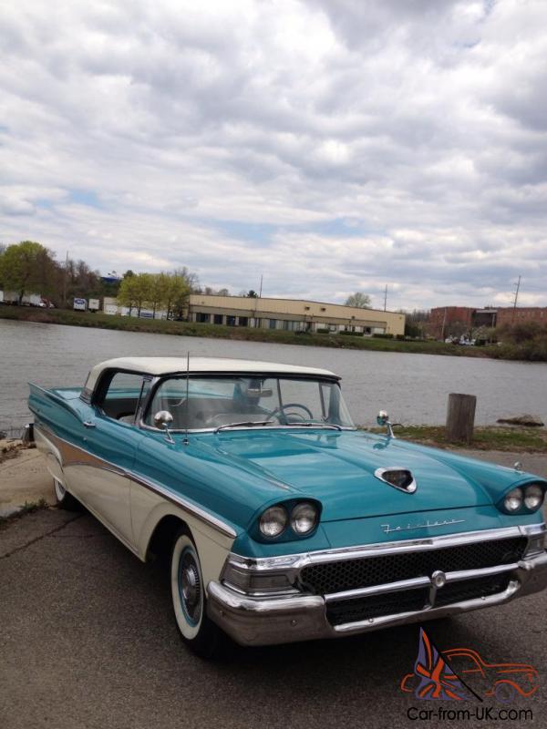 1958 Ford fairlane convertible hardtop #3