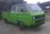 1987 VOLKSWAGEN TRANSPORTER T25 DOKKA GREEN VOLKSWAGEN T25 CREW CAB PICK UP