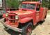 VERY RARE WILLYS JEEP FIRE TRUCK 1955  8700 ORIGINAL MILES ,  COLLECTABLE GEM .
