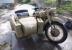 1975 DNEPR 650CC MOTORBIKE AND SIDE CAR DONE AS GERMAN BMW WITH MG MOUNT AND PAN