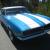 1967 Chevy Camaro Convertible RS/SS BIG BLOCK 4 Speed Marina Blue 1968 1969