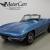 1965 CHEVROLET CORVETTE CONVERTIBLE- BLUE/BLUE/WHITE- LOOKS GOOD INSIDE AND OUT!