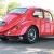1966 Cal Look VW Beetle, California Black Plate, Red exterior, Black interior