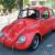 1966 Cal Look VW Beetle, California Black Plate, Red exterior, Black interior