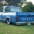 1970  C10, awesome blue patina, custom rear frame and air ride, rat rod