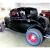 3 Window Deuce Coupe, Orig Rust Fee Steel Body, High Gloss Black Lacquer Paint