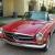 1970 MERCEDES BENZ 280 SL. RED WITH BLACK. TWO TOPS. EXCELLENT CONDITION!!!