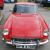 MG B GT red CHROME BUMPER fully restored, stunning, low mileage, hsitory, MOT