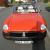  MGB ROADSTER IN VERMILLION RED 1981 
