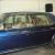 Blue, leather, wood grain dash and trim, built in bar