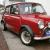 1965 MORRIS MINI RED WITH BLACK ROOF 