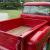 1956 Chevy Stepside Restomod Corvette motor red leather