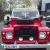 Land Rover defender series 3 109 petrol suv red 5 door 4x4