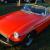 MG B ROADSTER - 12 month MOT, stunning throughout, chrome rostyle, tonneau cover