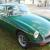 MG B GT green rubber bumper overdrive, great to drive, k&n filters