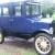 Vintage T Model Ford Sedan 4 Door 1925 Collector Rare Blue