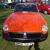 MG B GT 1.8 overdrive RUBBE RBUMPER lots of money spent, vermillion red orange