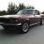 ford mustang fastback, deep maroon, automatic.