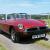 Stunning 1980(V) MGB Roadster in Damask Red with leather interior,only 65000 mls