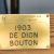 1903 Dedion Bouton 8hp Rear Entrance Tonneau.