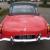 MGB ROADSTER PULL HANDLE 1963 RESTORATION COMPLETED 2014 COVERED 100 MILES SINCE
