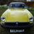 MG B 1.8 ROADSTER yellow convertible classic, vinyl hood, rostyle wheels