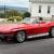 1965 Chevrolet Corvette Red/Black Conv  4spd PB RADIO DELETE