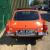 1975 MGB GT V8 Orange 3.5 Chrome Bumper Webasto Manual