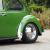 VW Beetle 1976 in Green Lowered, stanced, slammed.