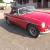 MGB GT ROADSTER RED 1971 CHROME BUMPER LAST OWNER 30YEARS
