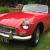 1967 MGB ROADSTER RED OVERDRIVE