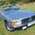 STUNNING 1978 MERCEDES 450 SL V8 R107 AUTO BLUE 12 MONTHS MOT FULL HISTORY VGC