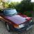  1992 Saab convertible in ruby red and beautiful condition - ready to drive away 